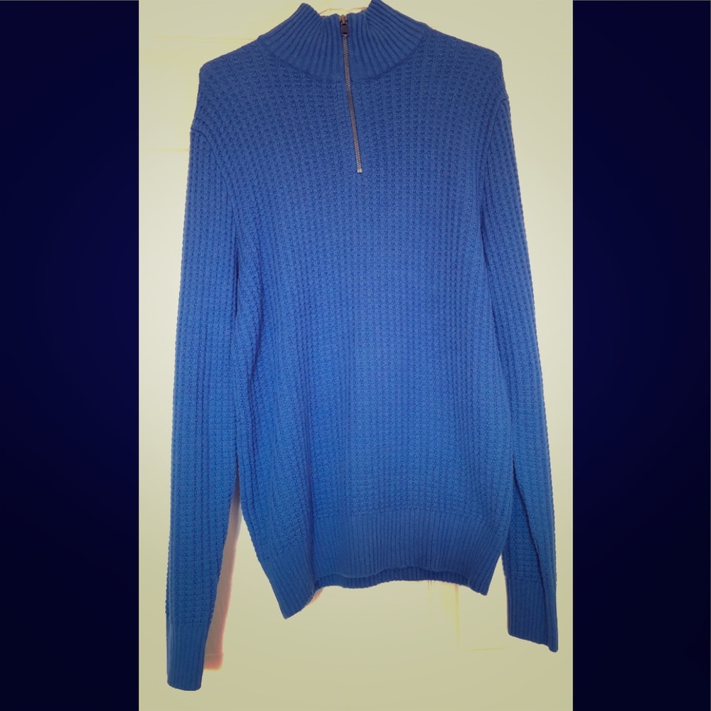 Half-Zip Mockneck Pullover Sweater